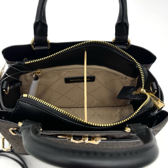 Michael Kors Reed Small Satchel Crossbody Bag & Trifold Wallet - Picture 7 of 12